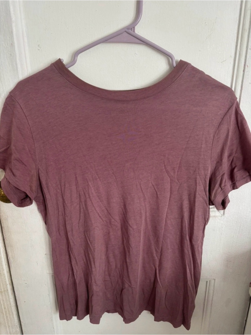 a new day Mauve Short Sleeve Crewneck Tee